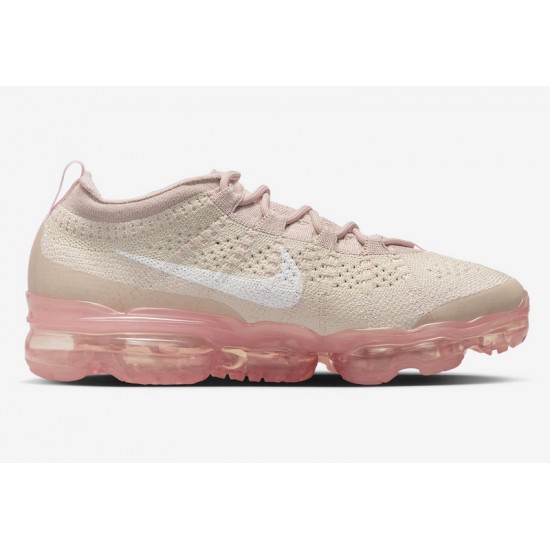 Air VaporMax 2023 Flyknit Oatmeal Pink DV6840-101 Kvinder Sko