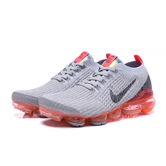 Air VaporMax Flyknit 3 Grå Rød AJ6900-600 Kvinder/Mænd Sko