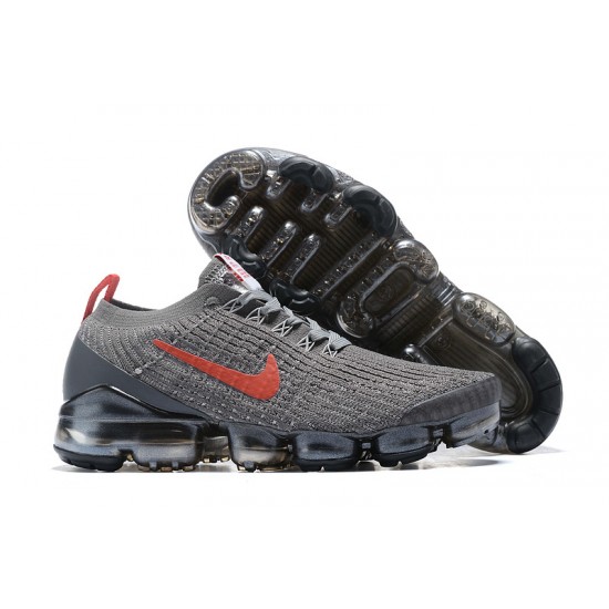 Air VaporMax Flyknit 3 Grå Rød CT1270-001 Kvinder/Mænd Sko