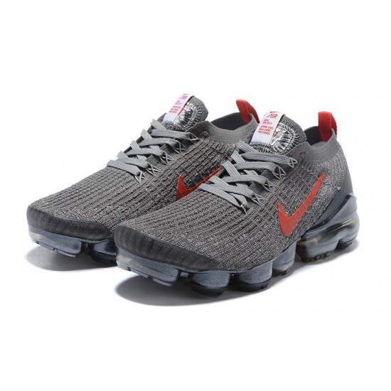 Air VaporMax Flyknit 3 Grå Rød CT1270-001 Kvinder/Mænd Sko