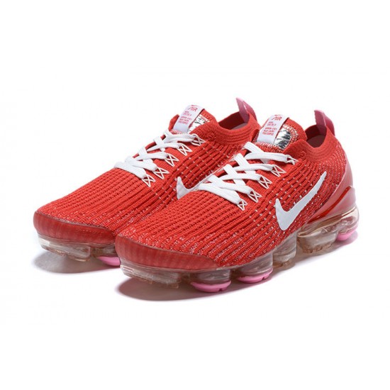 Air VaporMax Flyknit 3 Rød Hvid CU4756-600 Kvinder/Mænd Sko