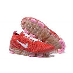 Air VaporMax Flyknit 3 Rød Hvid CU4756-600 Kvinder/Mænd Sko