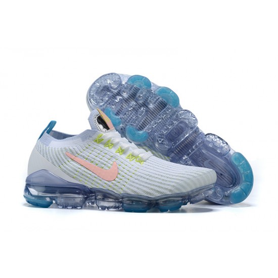 Air VaporMax Flyknit 3 Hvid Blå AJ6900-003 Kvinder/Mænd Sko