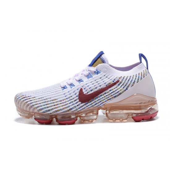 Air VaporMax Flyknit 3 Hvid Rød AJ6910-501 Kvinder/Mænd Sko