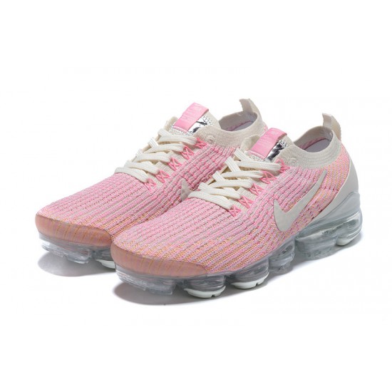 Air VaporMax Flyknit 3 Pink Hvid AJ6910-008 Kvinder Sko