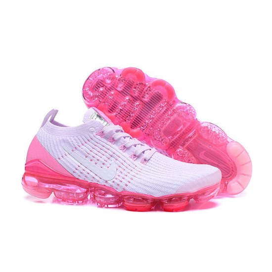 Air VaporMax Flyknit 3 Hvid Pink AJ6910-005 Kvinder Sko