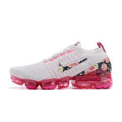 Air VaporMax Flyknit 3 Hvid Pink AJ6910-601 Kvinder Sko