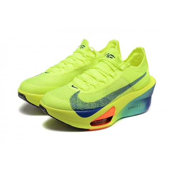 Air Zoom Alphafly NEXT 3 Neongreen Kvinder/Mænd Sko