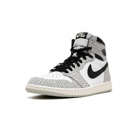 Nike Air Jordan 1 High Herre OG White Cement DZ5485-052 sko