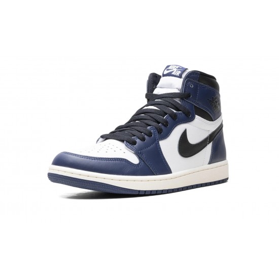 Nike Air Jordan 1 High OG Herre Midnight Navy DZ5485-401sko