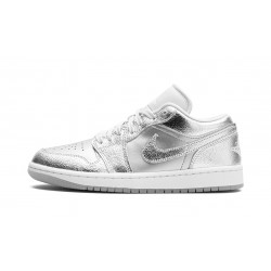 Nike Air Jordan 1 Low Damen Metallic Silver FN5030-001 sko